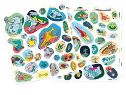Póster XL Dinos súper + pegatinas