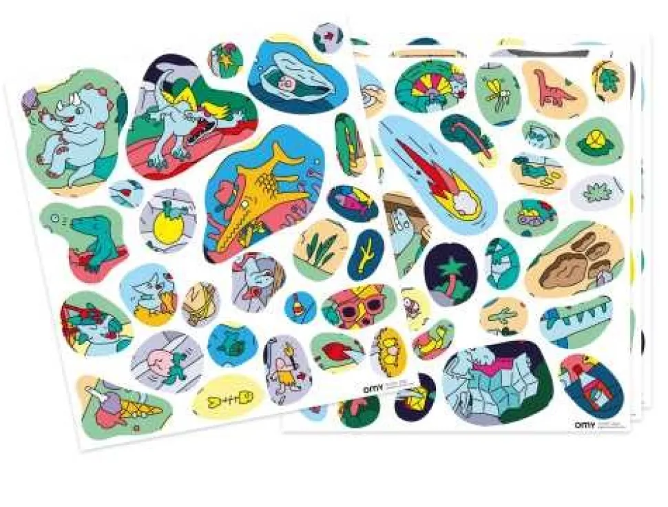 Póster XL Dinos súper + pegatinas