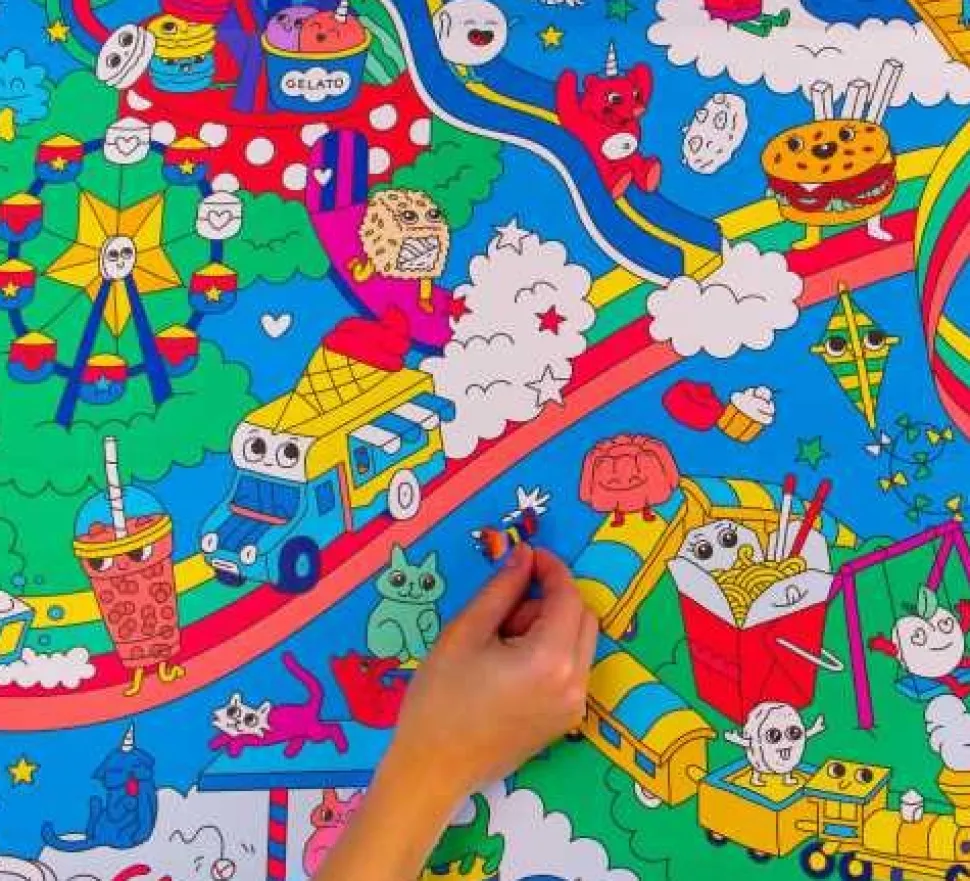 Póster XL OMY Kawai + pegatinas