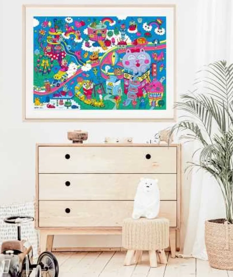 Póster XL OMY Kawai + pegatinas