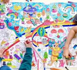 Póster Xl para colorear Kawaii