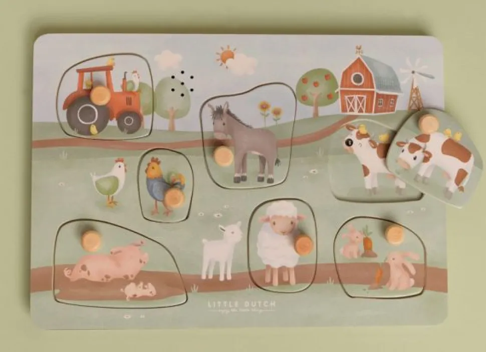 Puzzle con sonido granja