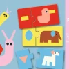 Puzzle dúo formas y animales