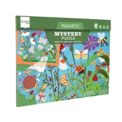 Puzzle magnético misterio insectos
