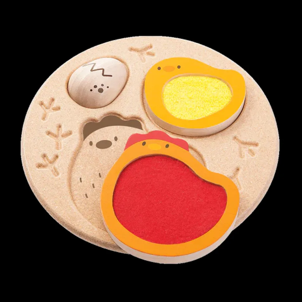 Puzzle pollitos plantoys
