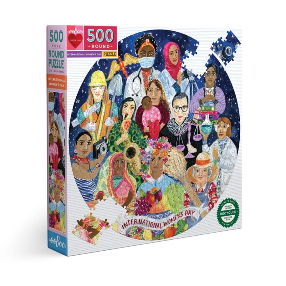 Puzzle redondo 500 pcs día internacional de la mujer