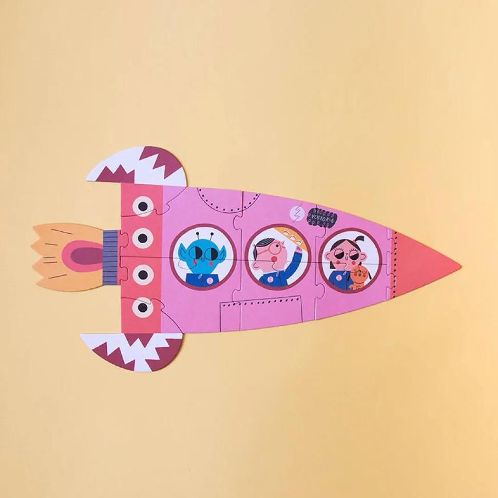Puzzle valentina in space