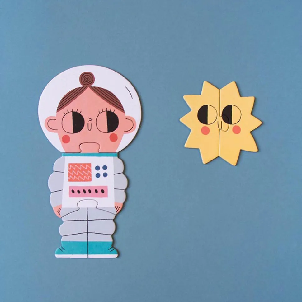 Puzzle valentina in space
