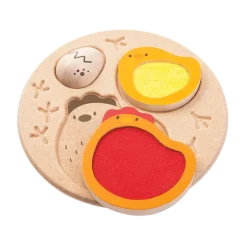 Puzzle pollitos plantoys