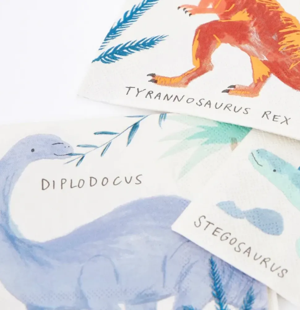 Servilletas pequeñas dinosaurio Meri Meri