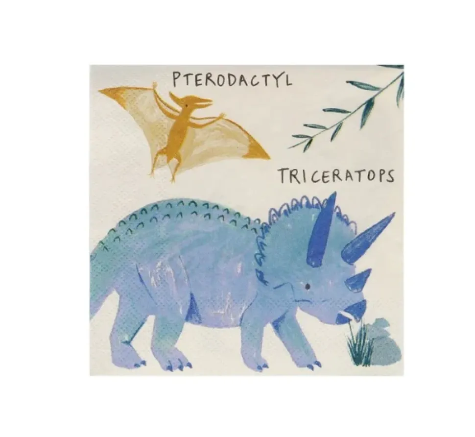 Servilletas pequeñas dinosaurio Meri Meri