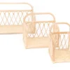 SET 3 ESTANTEES DE PARED RATAN