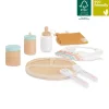 Set de alimentación de madera para muñecos