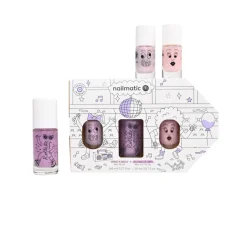 Set de maquillaje infantil bus party purple