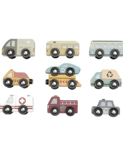 set de 9 vehículos sistema de trenes