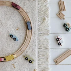 set de 9 vehículos sistema de trenes