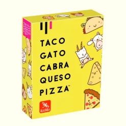 Taco, gato, cabra, queso, pizza