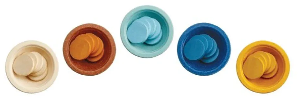 tazas ordena y cuenta