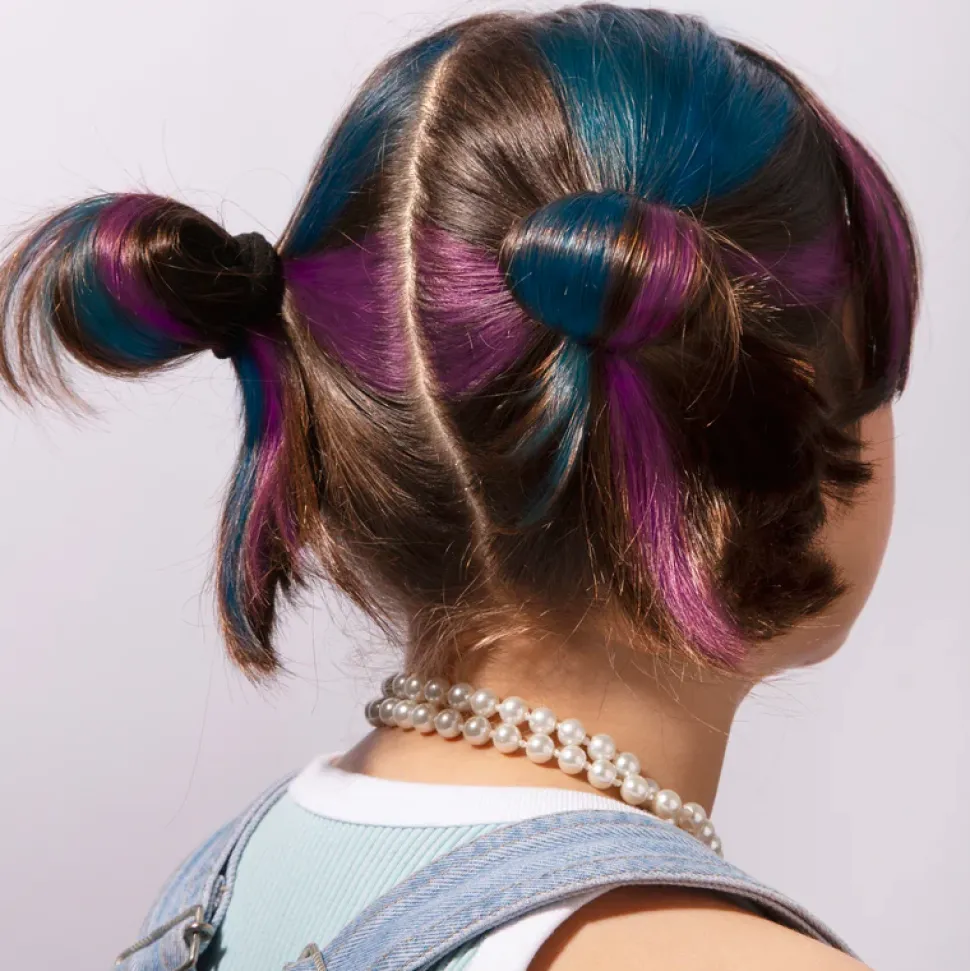 Tiza temporal para el cabello