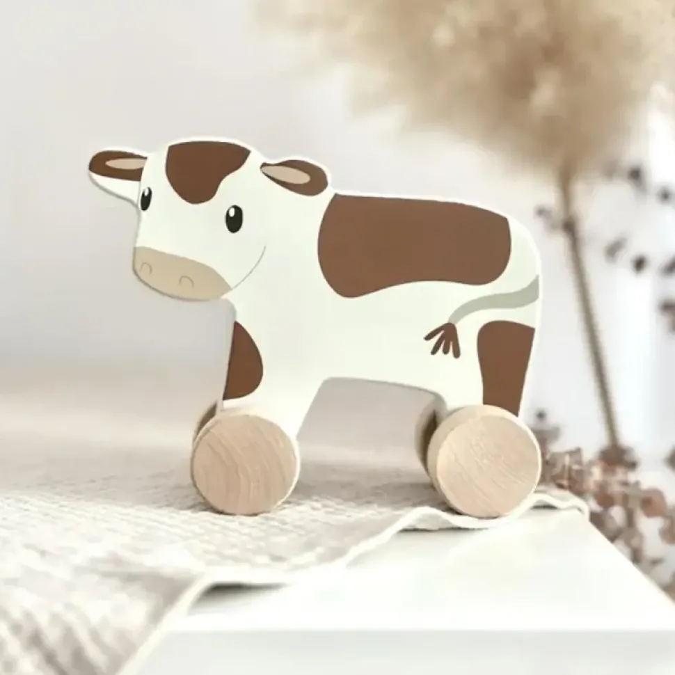 Vaca sobre ruedas