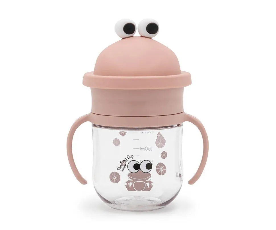 Vaso de aprendizaje 360º frog rosa 200 ml