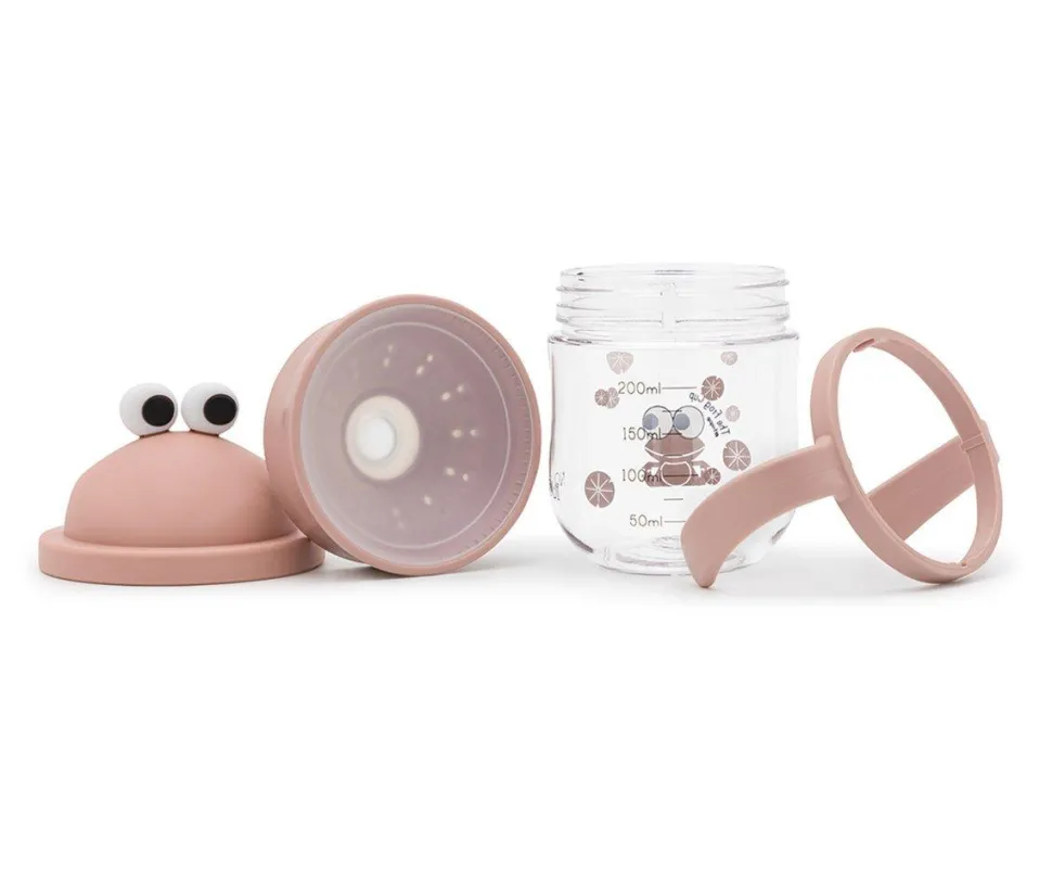 Vaso de aprendizaje 360º frog rosa 200 ml