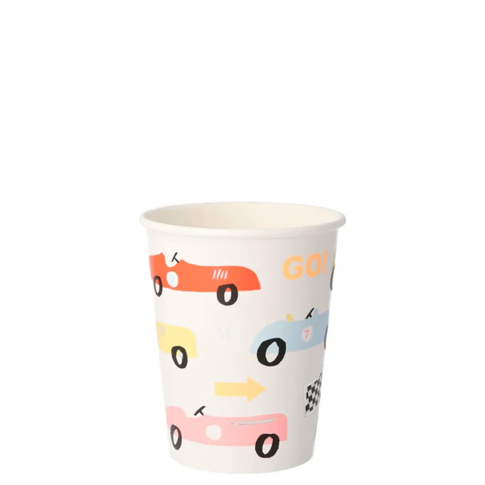 Vasos coches de carrera Meri Meri