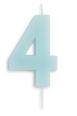 Vela número 4 ancha Pam Pam
